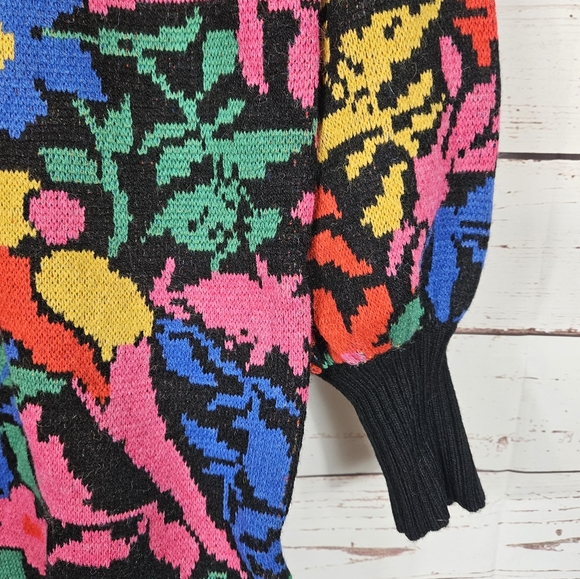 Farm Rio | Tropical Garden Sweater Dress NWT - Picture 5 of 7